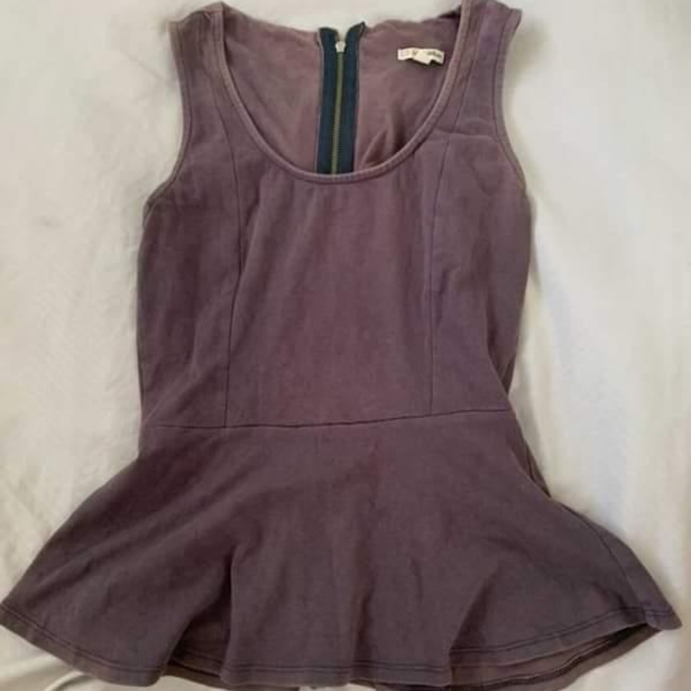 Faded washed top